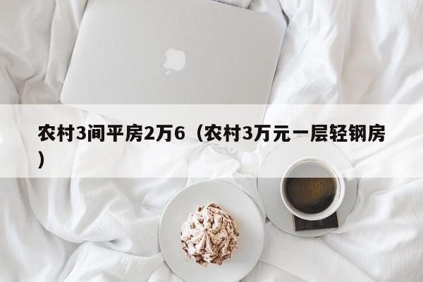 农村3间平房2万6（农村3万元一层轻钢房）