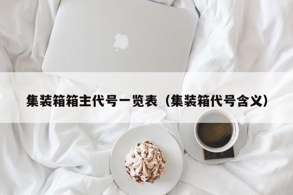 集装箱箱主代号一览表（集装箱代号含义）